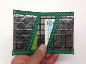 Plånbok Kolfiber Grön