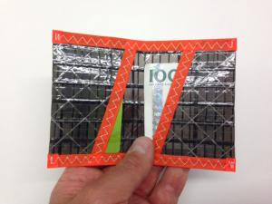 Plånbok Kolfiber Orange