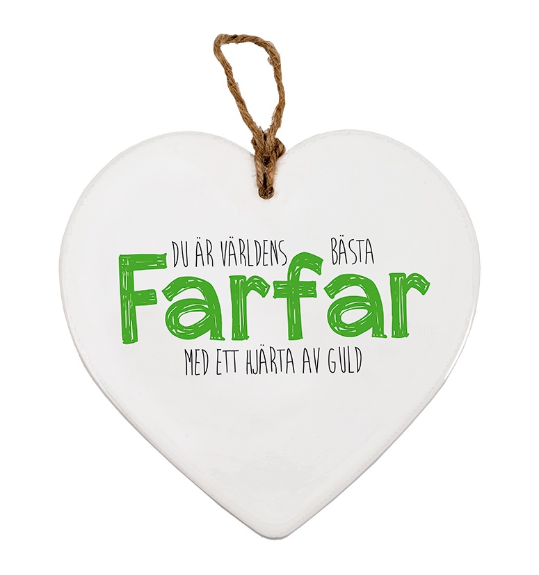 Budskapshjärta Farfar