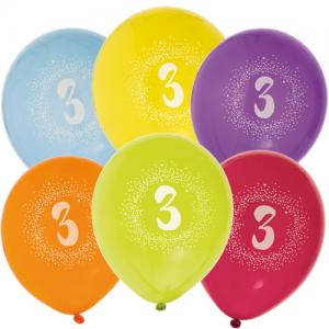 Ballonger 6-pack 3 år