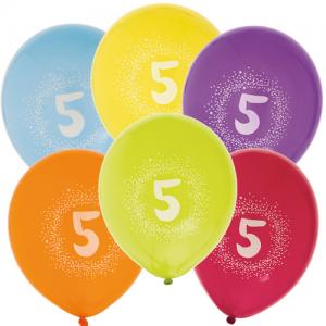 Ballonger 6-pack 5 år