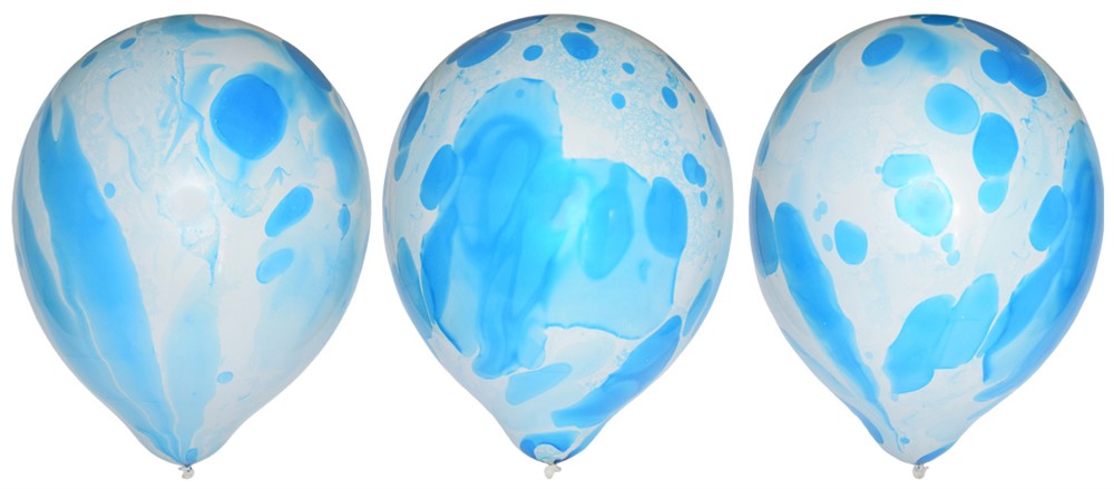 Ballonger 6-pack blå