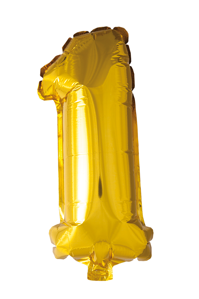 Folieballong 41 cm siffra 1
