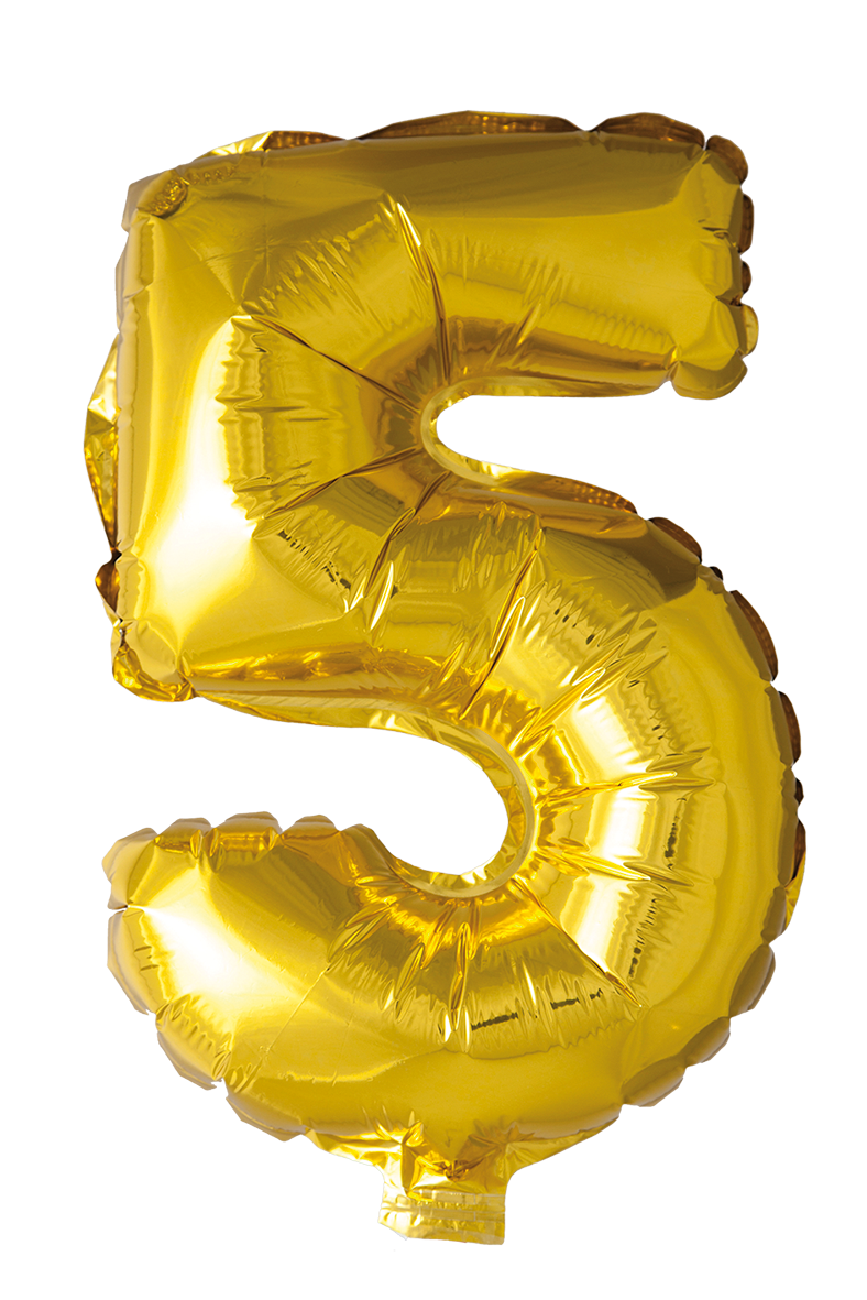 Folieballong102 cm siffra 5