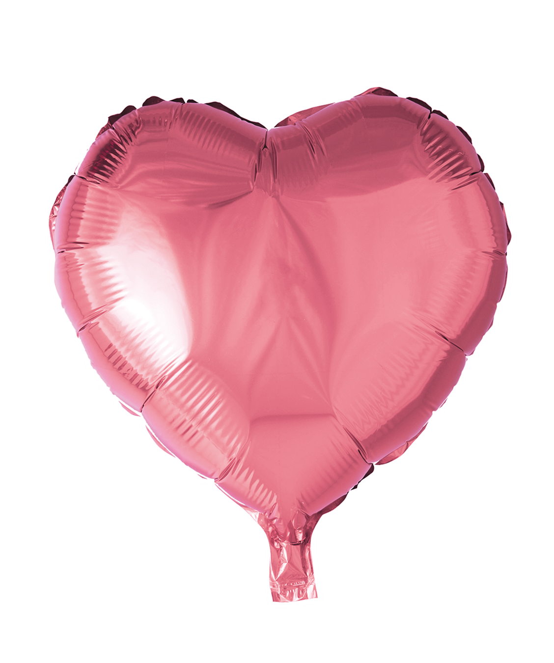 Folieballong Hjärta rosa
