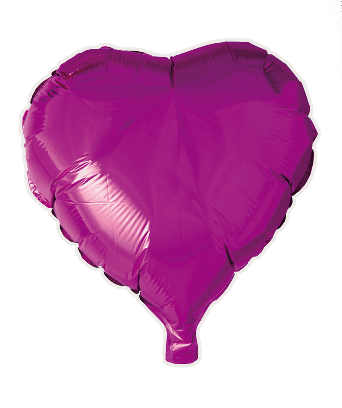 Folieballong Hjärta lila