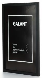 Ram Galant Svart 10x15