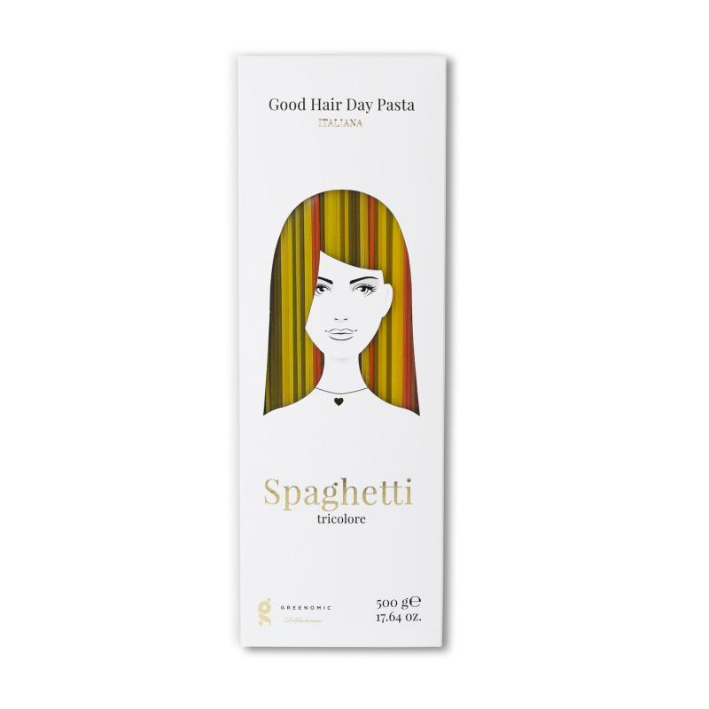 Greenomatic spaghetti - tricolore 500 gram