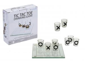 Tic tac toe drinking game