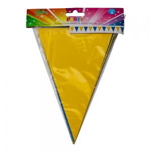 Triangle flag blå/gul