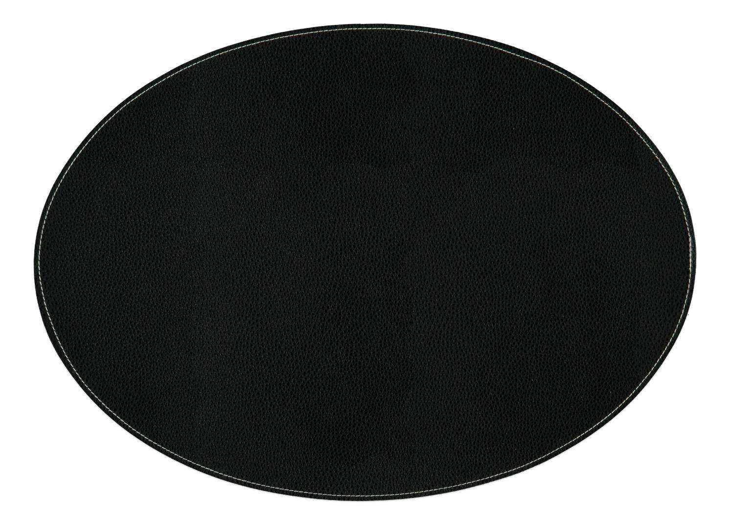 Bordstablett i läder svart
