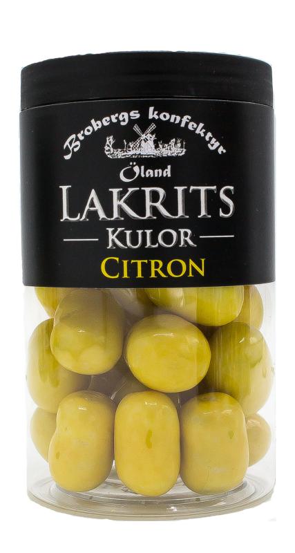 Brobergs lakritskulor - citron