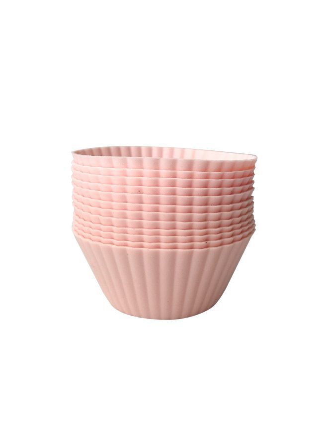 Cupcakeform i silikon rosa