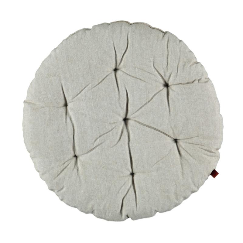 Stolsdyna rund - beige