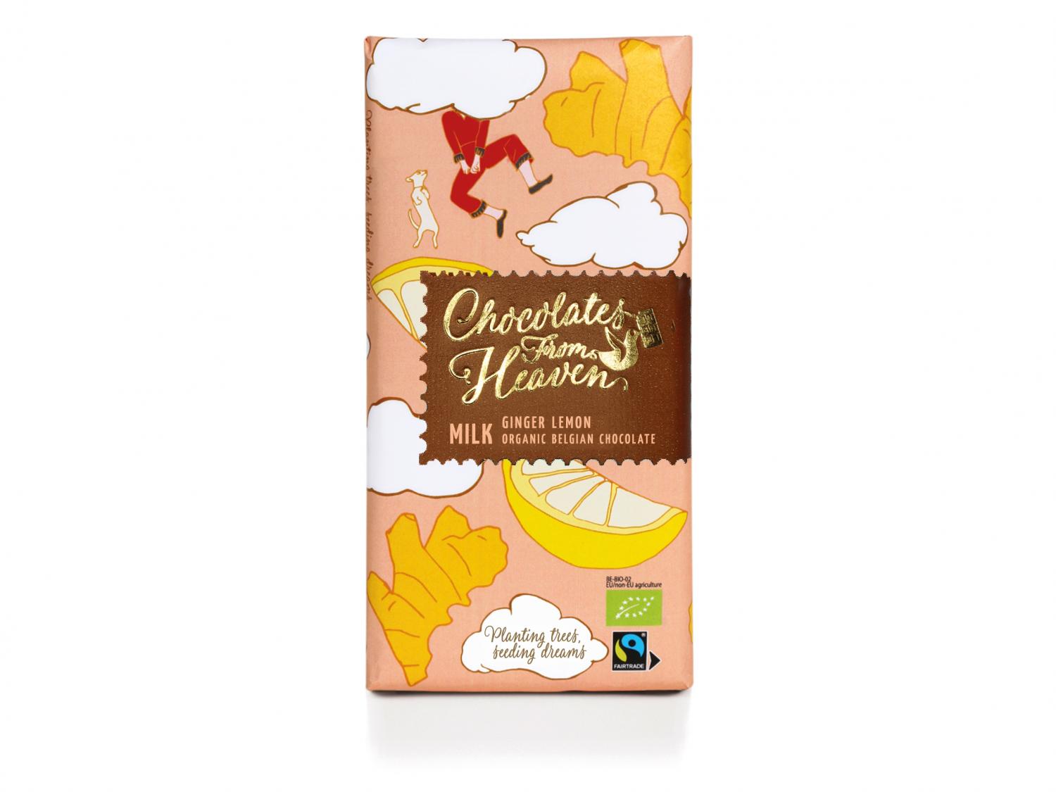 Chocolates from heaven ginger/lemon