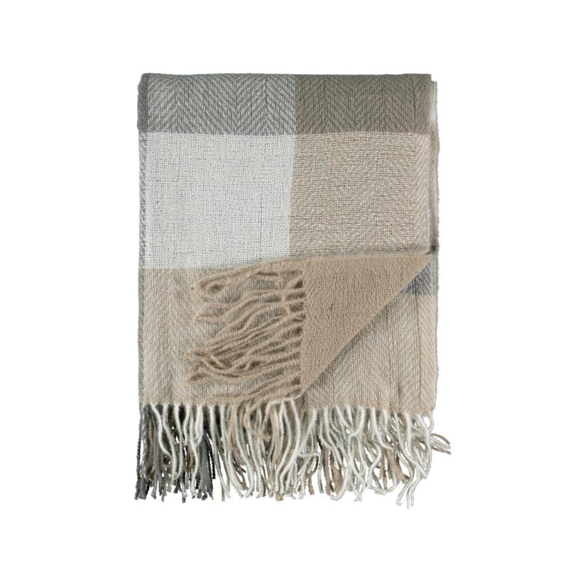 Filt - check brown