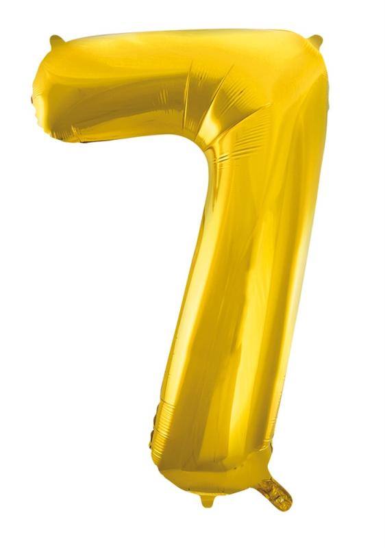 Folieballong 86 cm siffra 7