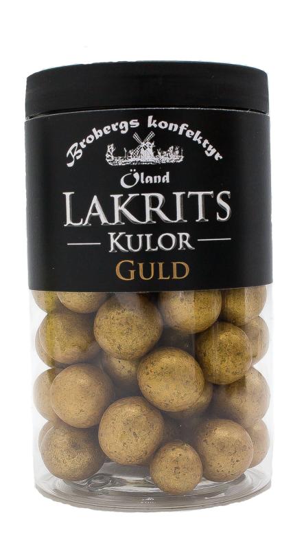 Brobergs lakritskulor - guld