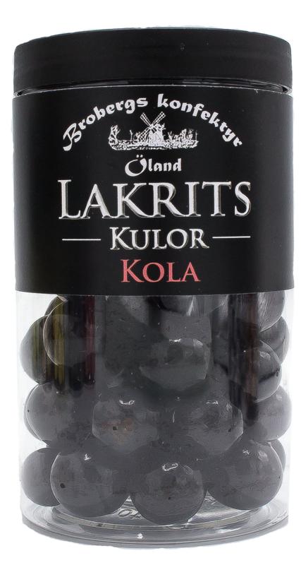 Brobergs lakritskulor - kola