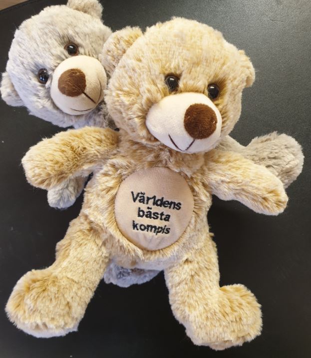 Nalle med budskap