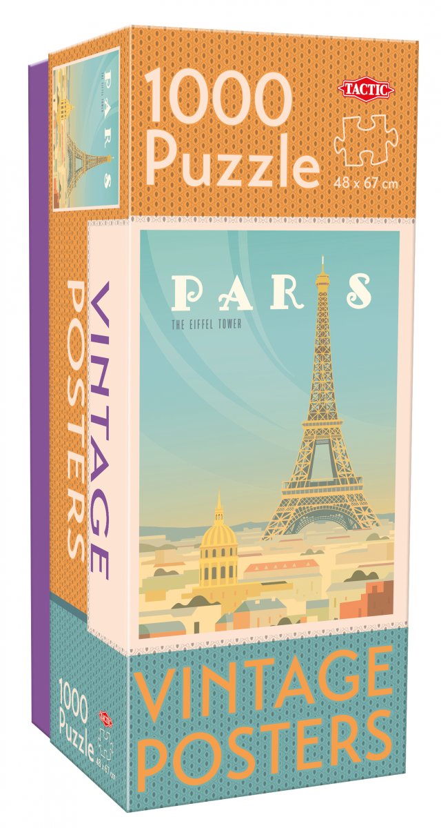 Pussel vintage cities: Paris 1000 bitar