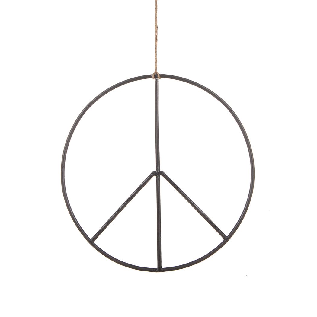 Peacesymbol i smide