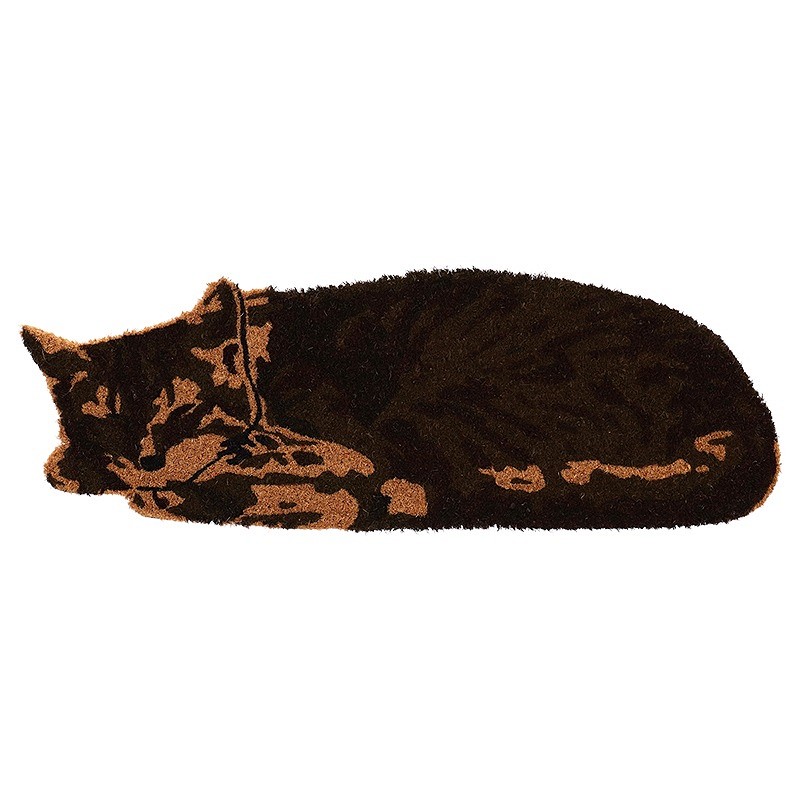 Dörrmatta - sovande katt