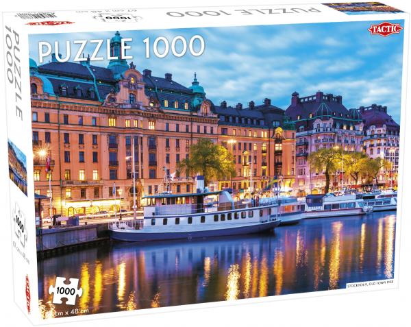 Pussel Stockholm Old town 1000 bitar