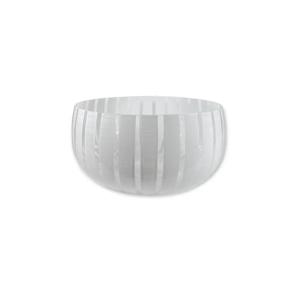 Nybro Glasbruk - Twistskål vit stor