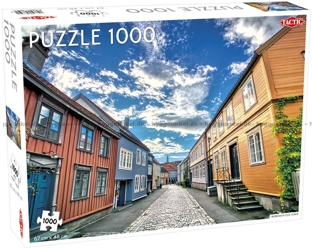 Pussel Trondheim Old Town 1000 bitar
