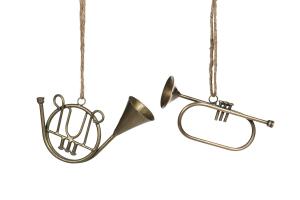 Julgransdekoration trumpet