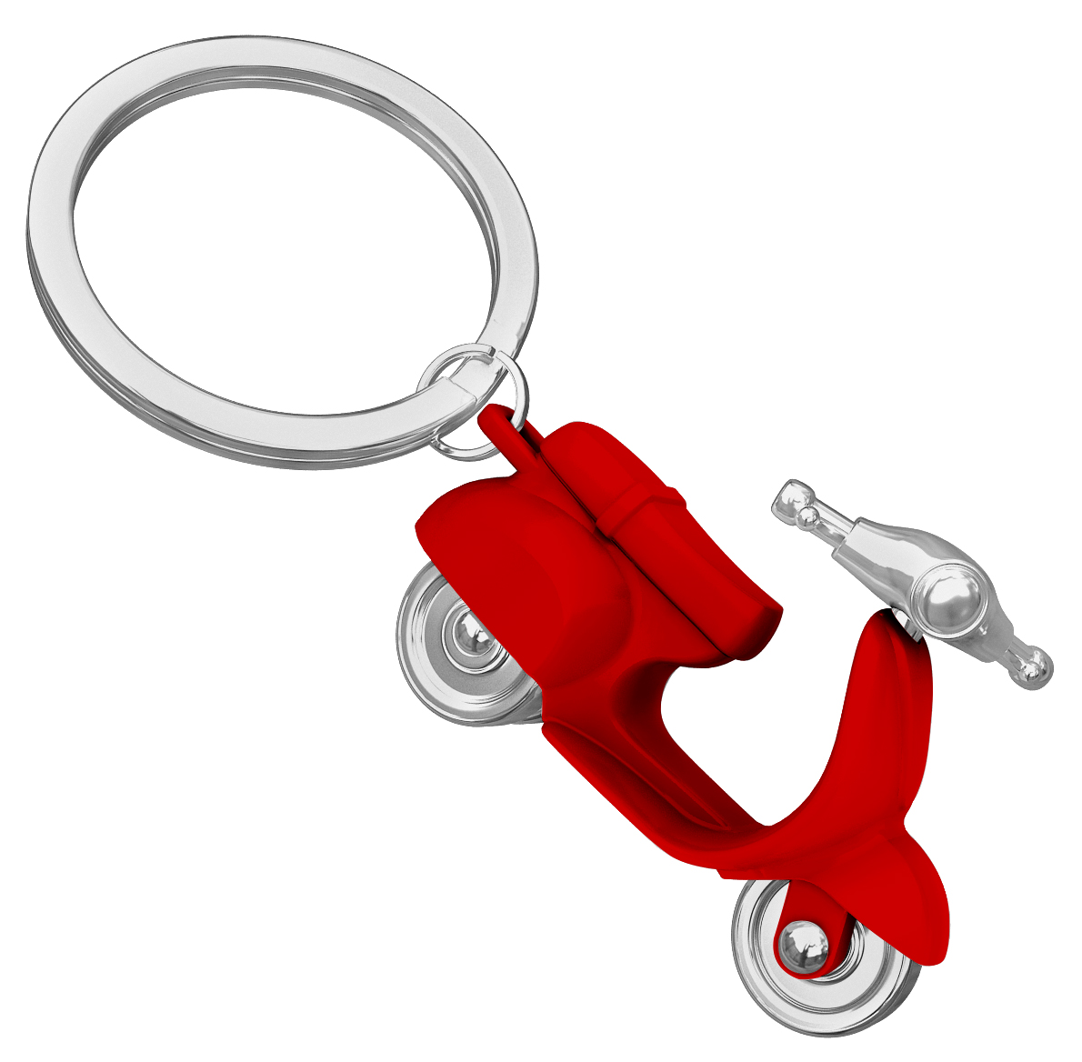Nyckelring/Berlock - röd vespa
