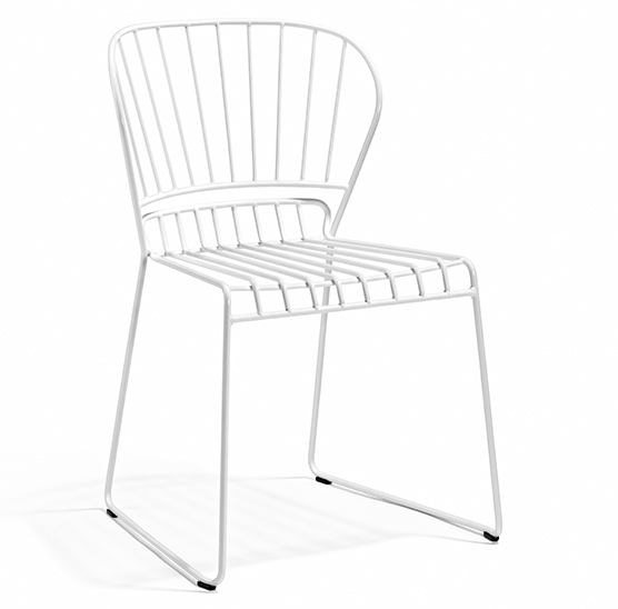Skargaarden Resö stol i stål, 2 modeller (Produkt: Grafitgrå metall + grå textil