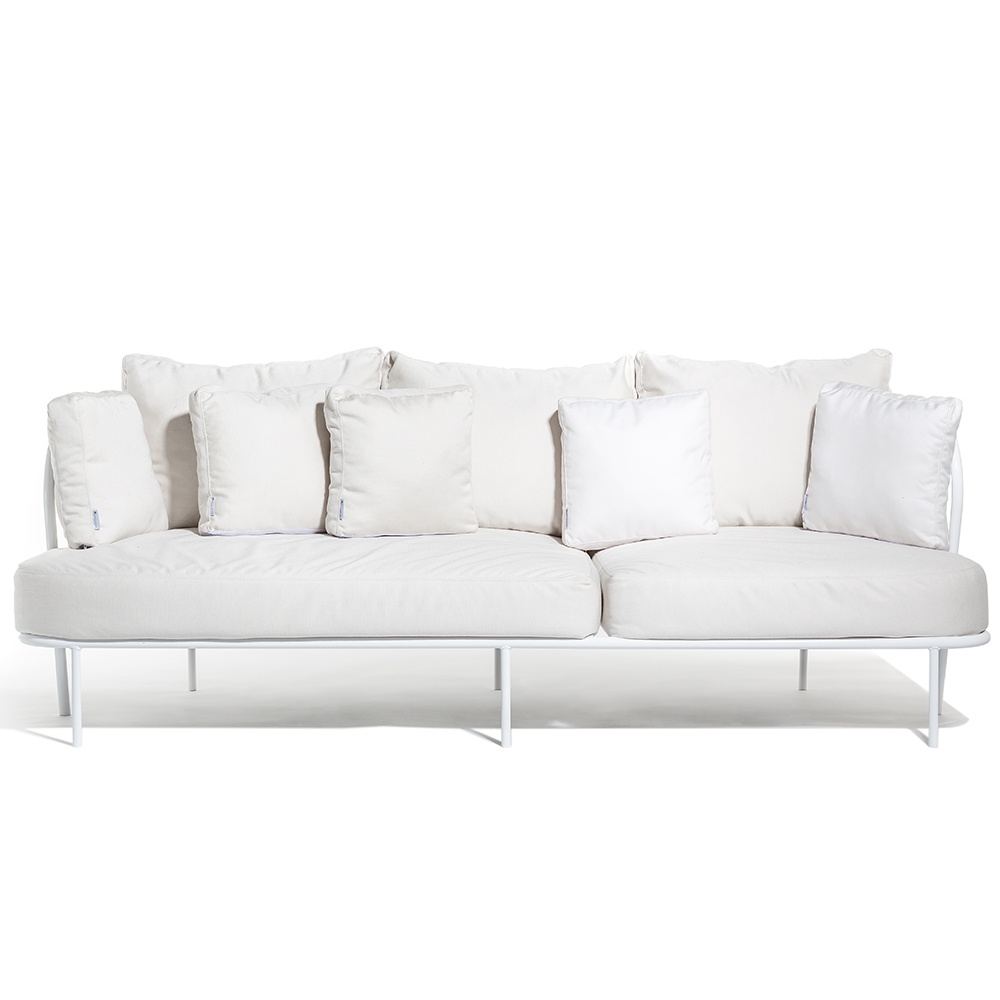 Skargaarden Saltö 3-sits soffa (Produkt: Mörkgrå ram, silvergrå dyna)