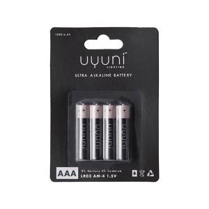 UYUNI Batteri AAA Alkaline 1,5V 4-pack
