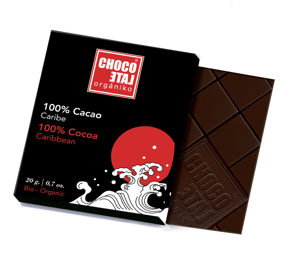 Dark Chocolate 100% (ekologisk, ES-ECO-001-CM),...