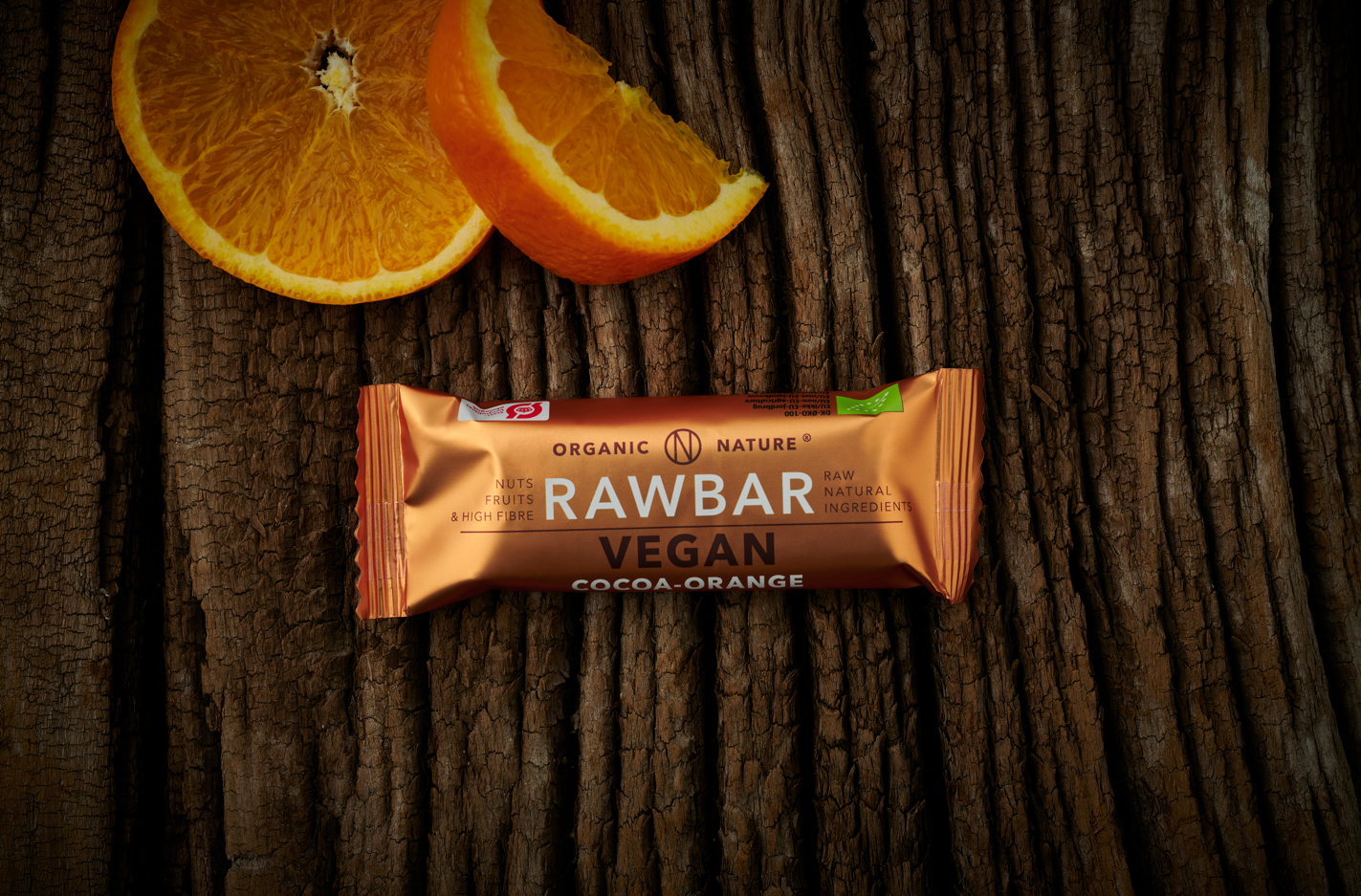 Organic Nature Rawbar Chocolate Orange, 40gr 