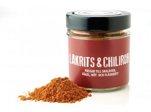 Lakritskocken Lakrits & Chilirub, 100g