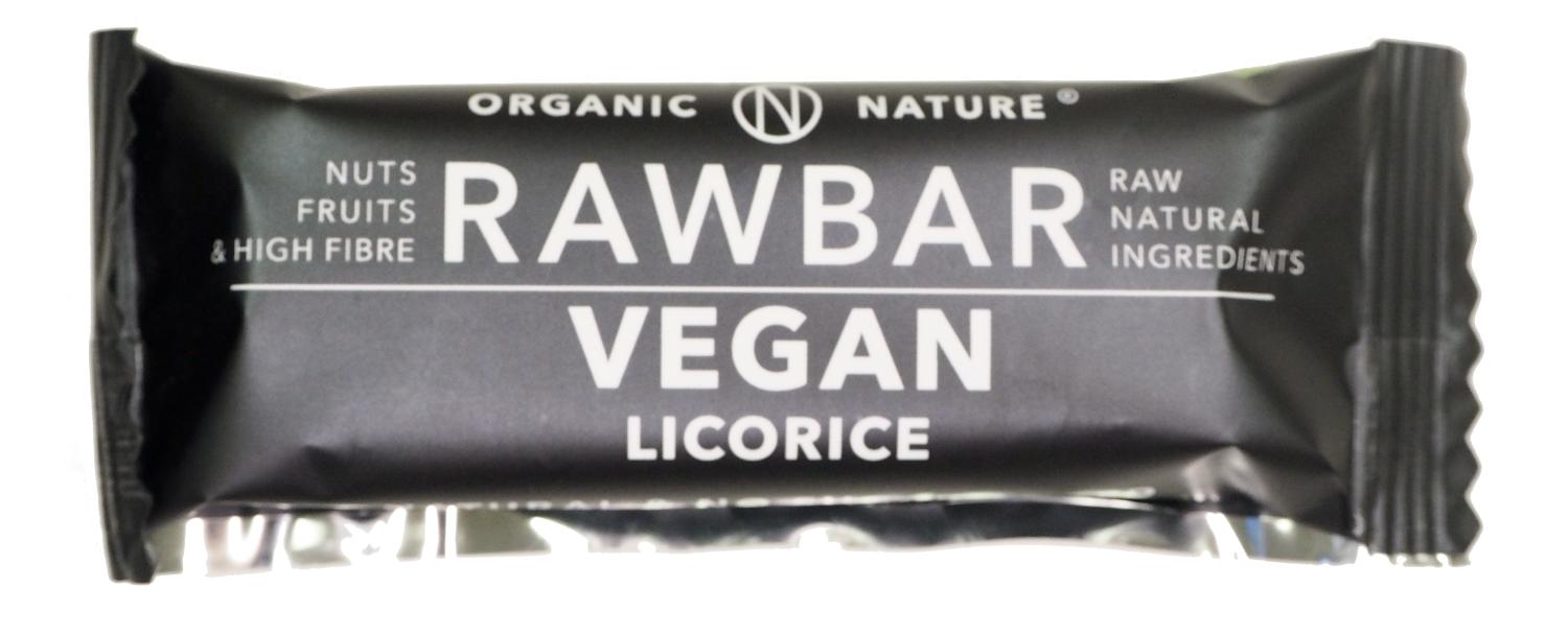 Organic Nature Rawbar Licorice, 40gr 