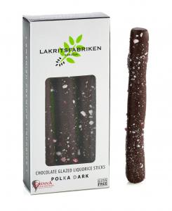 Liquorice Sticks Dark Chocolate & Polka, 45g