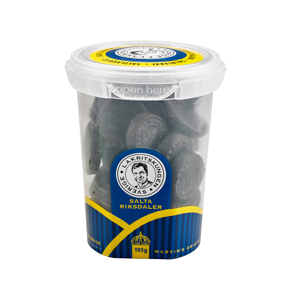 Lakritskungen Salta Riksdaler, 195 g