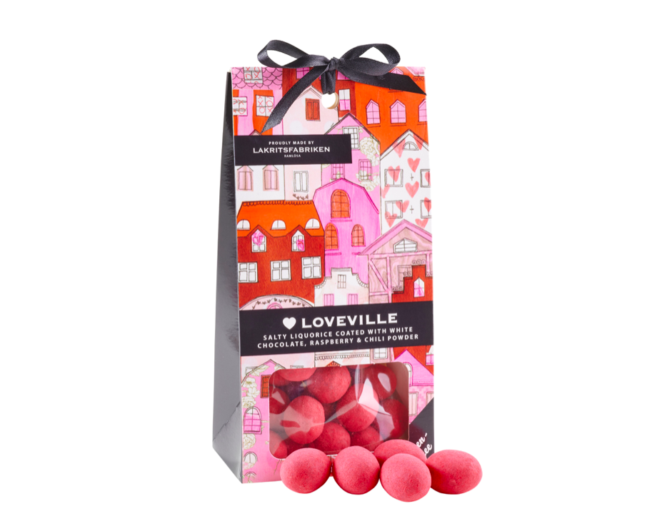 Loveville - Liquorice, White chocolate, raspber...