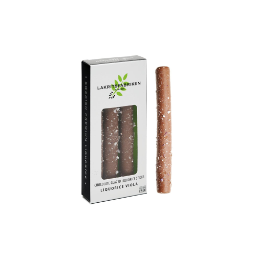 Liquorice Viola Sticks Milk Chocolate & Viola, 45g