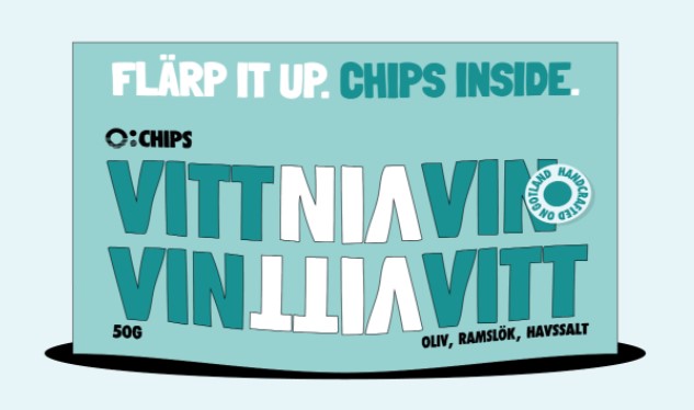 Handcrafted Chips - Vitt Vin 50g