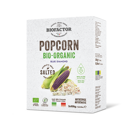 Popcorn per microonde BLUE DIAMOND – Biofactor