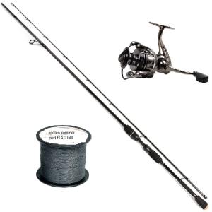 Combo med Spö 240 cm (15-60g) & rulle med flätlina