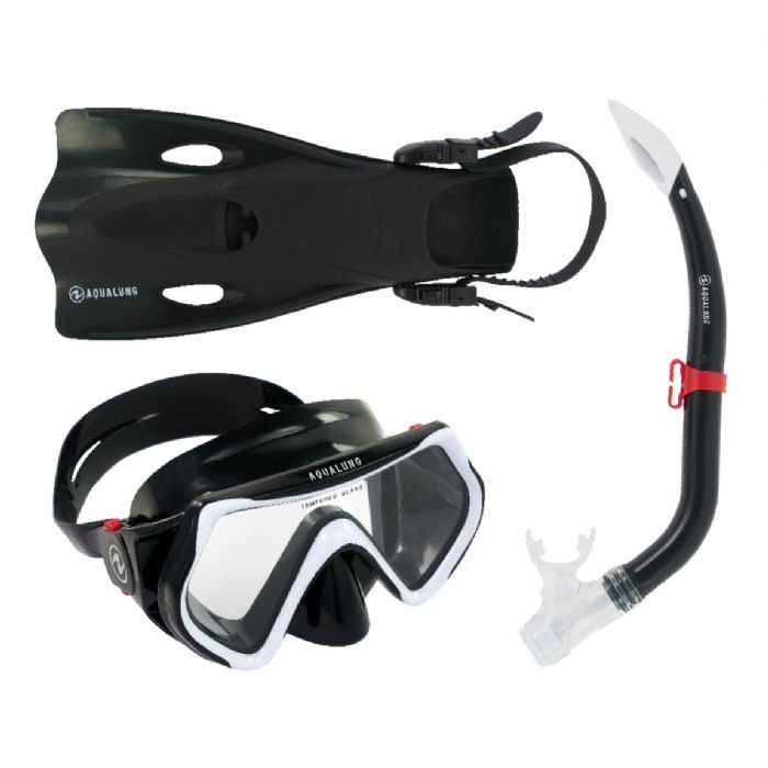 REA - Barnset med fenor, mask & snorkel