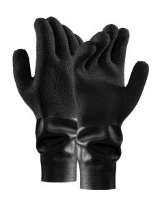 Torrhandskar med latexmanschett