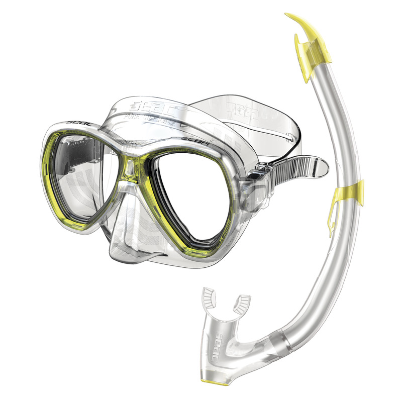 Snorkelset Vuxen - (med ventilsnorkel - SEAC)