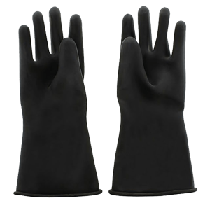 5-fingerhandskar latex - Lång ärm